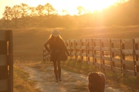 Production Still from Templeton Thompson"Get That Pony Rode" Music Video Shoot© 2012 Jen Stamps