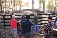 Production Still from Templeton Thompson"Get That Pony Rode" Music Video Shoot© 2012 Jen Stamps