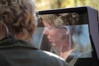 Production Still from Templeton Thompson"Get That Pony Rode" Music Video Shoot© 2012 Jen Stamps