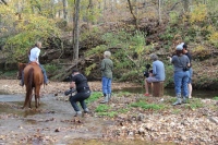 Production Still from Templeton Thompson"Get That Pony Rode" Music Video Shoot© 2012 Jen Stamps