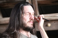 Production Still from Templeton Thompson"Get That Pony Rode" Music Video Shoot© 2012 Jen Stamps