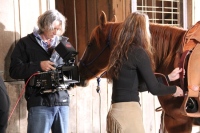 Production Still from Templeton Thompson"Get That Pony Rode" Music Video Shoot ©2012 Jen Stamps